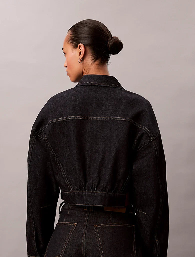Veste courte en jean
