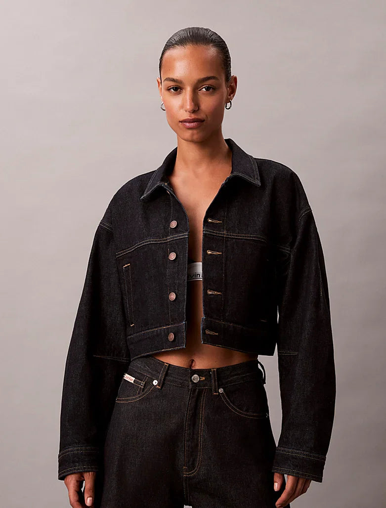 Veste courte en jean
