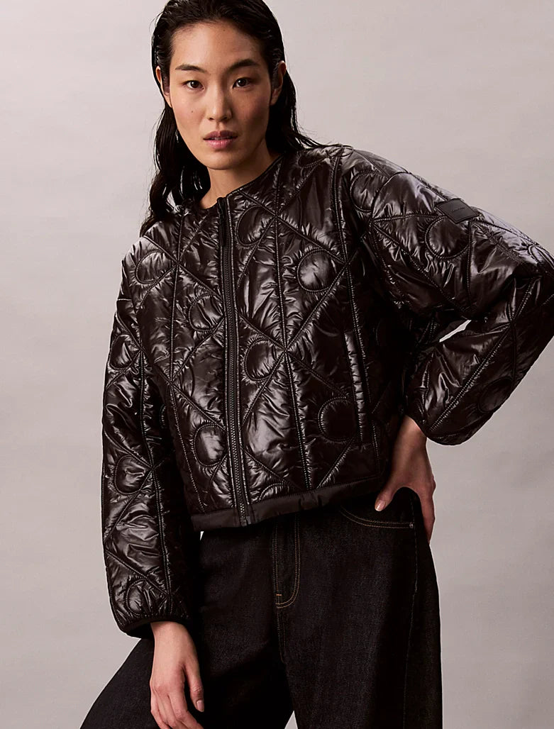 Veste matelassée réversible avec logo