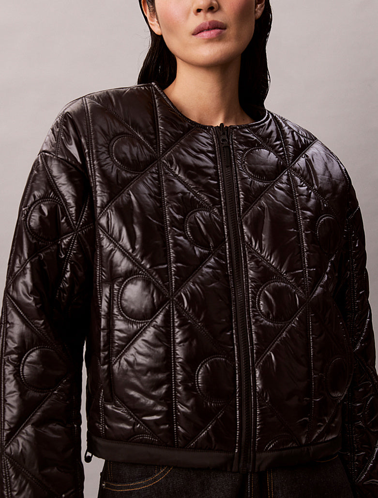 Veste matelassée réversible avec logo