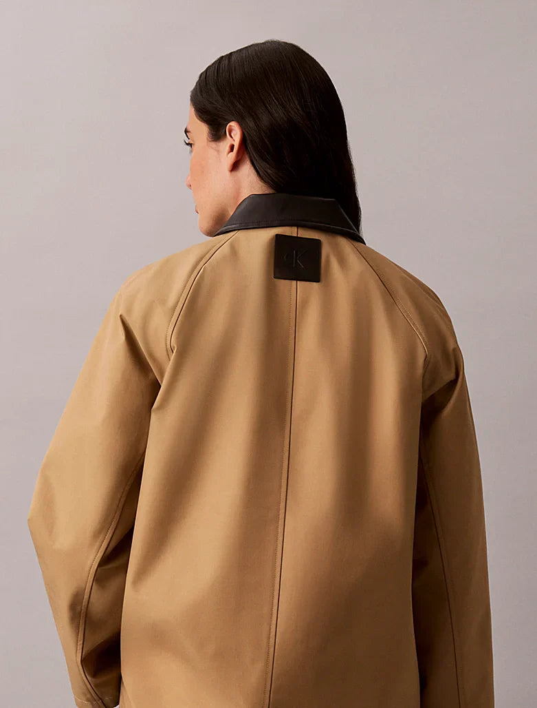 Veste utilitaire en sergé de mélange de coton